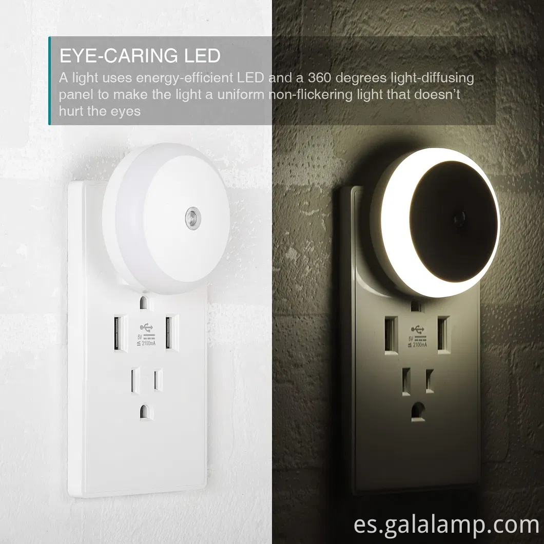 Smart White Induction Night Light with Touch Control Feature